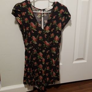 Kittenish flower romper